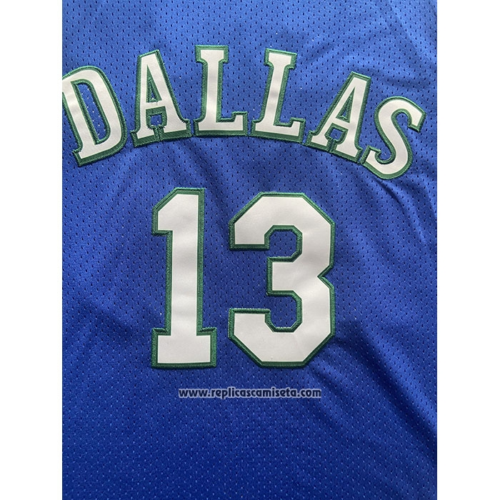 Camiseta Nino Dallas Mavericks Steve Nash #13 Mitchell & Ness 1998-99 Azul